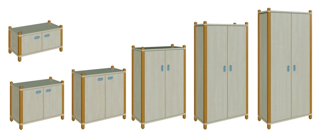 Stollenschrank zweitürig